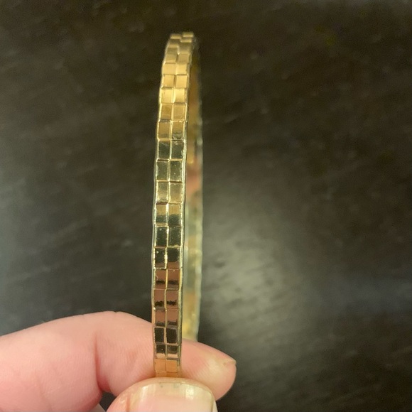 Vintage Gold, Copper, & Bronze Painted Metal Bracelets - 7 Piece Set - Picture 5 of 16